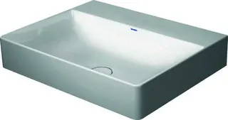 Duravit Waschtisch DuraSquare 600mm o. ÜL, m. HLB, o. HL, weiß