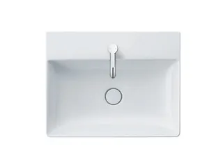 Duravit Waschtisch DuraSquare 600mm o. ÜL, m. HLB, 1 HL, weiß – Bild 4