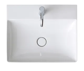Duravit Waschtisch DuraSquare 600mm o.ÜL, m.HLB, 1 HL, geschl., weiß – Bild 4