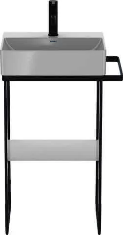 Duravit Metallkonsole BS DuraSquare f. 073245 höhenverst. +50mm HTH li/re Schwarz M.