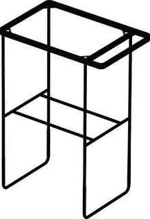 Duravit Metallkonsole BS DuraSquare f. 073245 höhenverst. +50mm HTH li/re Schwarz M. – Bild 3