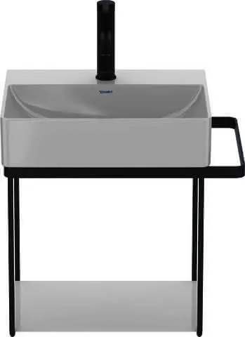 Duravit Metallkonsole WH DuraSquare 073245 Handtuchhalter li/re, schwarz matt