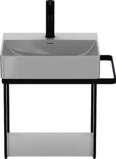 Duravit Metallkonsole WH DuraSquare 073245 Handtuchhalter li/re, schwarz matt