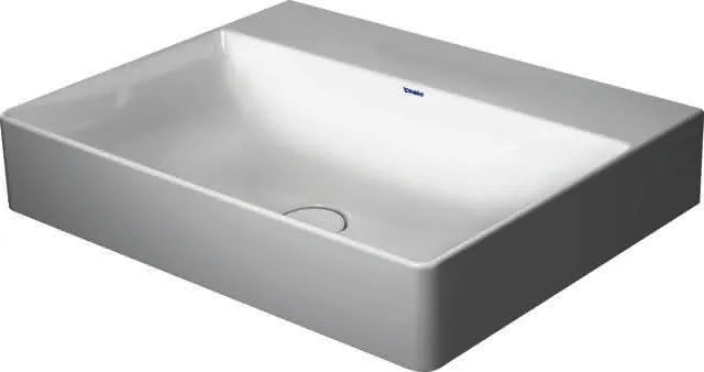 Duravit Waschtisch DuraSquare 600mm o.ÜL,m.HLB,o.HL,geschl.,weiß