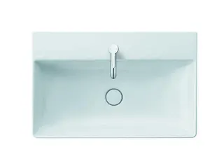 Duravit Möbelwaschtisch DuraSquare 800mm o. ÜL, mit HLB, 1 HL, weiß