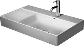 Duravit Möbel-Waschtisch DuraSquare 800mm, Weiß o.ÜL, m.HLB, 1 HL, Becken rechts – Bild 2