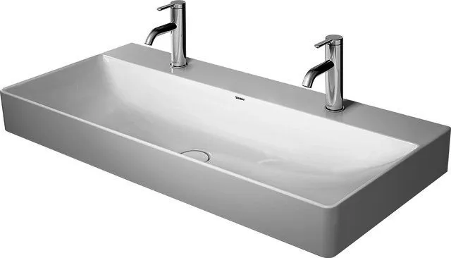 Duravit Möbel-Waschtisch DuraSquare 1000mm o.ÜL, m.HLB, o.HL, geschl., weiß, WG