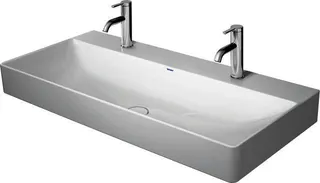 Duravit Möbel-Waschtisch DuraSquare 1000 mm o.ÜL, 2 HL, 1 Becken, geschl., weiß, WG