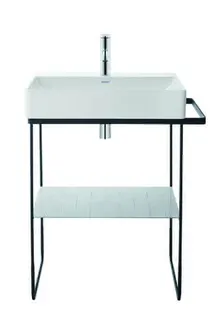 Duravit Metallkonsole BS f.DuraSq. f. 235360 höhenverst.+50mm. HTH li/re Schwarz M.