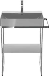 Duravit Metallkonsole BS f.DuraSq. f. 235360 höhenverstellb.+50mm. HTH li/re Chrom – Bild 2