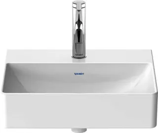 Duravit Handwaschbecken DuraSquare 450mm o.ÜL, m.HLB, 1.HL, weiß – Bild 4