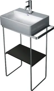 Duravit Glaseinleger in Metallkonsolen f. DuraSquare Waschtisch 073245, Flannel Grey – Bild 5
