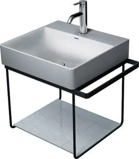 Duravit Metallkonsole WH DuraSquare f. 235350 HTH links/rechts, Schwarz Matt