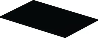 DU Glaseinleger in Metallkonsolen f. DuraSquare WT 235310, Flannel Grey