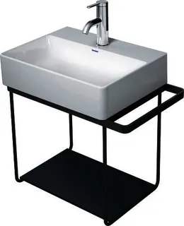 Duravit Glaseinleger in Metallkonsolen f. DuraSquare Waschtisch 073245, Schwarz – Bild 5