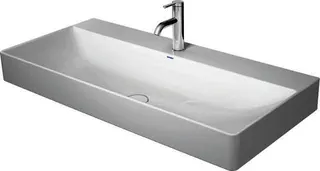 Duravit Möbel-Waschtisch DuraSquare 1000mm o.ÜL, m.HLB, 1HL mitte,geschl., weiß – Bild 2