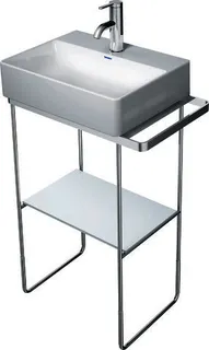 Duravit Glaseinleger in Metallkonsolen f. DuraSquare Waschtisch 073245, Weiß – Bild 4