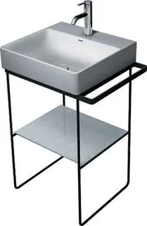 Duravit Metallkonsole BS DuraSquare f. 235350 höhenverstel.+50mm HTH li/re Schwarz M. – Bild 5