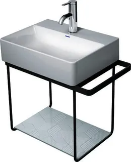 Duravit Glaseinleger in Metallkonsolen f. DuraSquare Waschtisch 073245, Cubic line – Bild 3