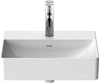 Duravit Handwaschbecken DuraSquare 450mm o.ÜL, m.HLB, 1.HL, geschl, weiß – Bild 4