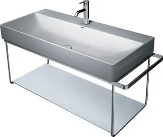Duravit Glaseinleger in Metallkonsolen f. DuraSquare Waschtisch 235310, Weiß – Bild 2