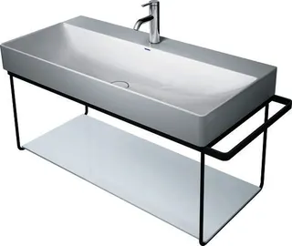 Duravit Glaseinleger in Metallkonsolen f. DuraSquare Waschtisch 235310, Weiß – Bild 4