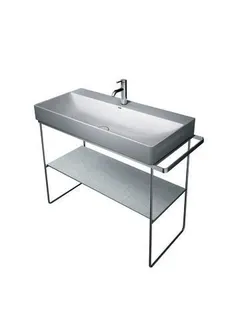 Duravit Glaseinleger in Metallkonsolen f. DuraSquare Waschtisch 235310, Cubic line – Bild 3