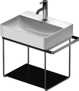 Duravit Glaseinleger in Metallkonsolen DuraSquare 003115+16 Flannel Grey – Bild 2