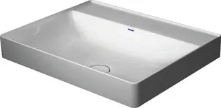 Duravit Aufsatz-Waschtisch DuraSquare 600mm o. ÜL, m. HLB, o. HL, weiß, WG