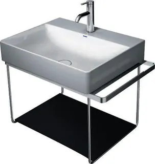 Duravit Glaseinleger in Metallkonsolen f. DuraSquare Waschtisch 235360, Schwarz – Bild 4