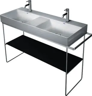Duravit Glaseinleger in Metallkonsolen DuraSquare 003117+18 Schwarz – Bild 3