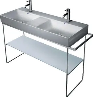 Duravit Glaseinleger in Metallkonsolen DuraSquare 003117+18 Weiß – Bild 2