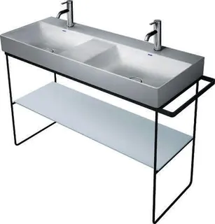 Duravit Glaseinleger in Metallkonsolen DuraSquare 003117+18 Weiß – Bild 3