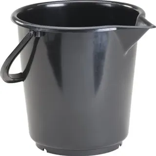 Eimer 10,5l HD-Polyethylen schwarz Kunststoffbügel D.286mm H.283mm