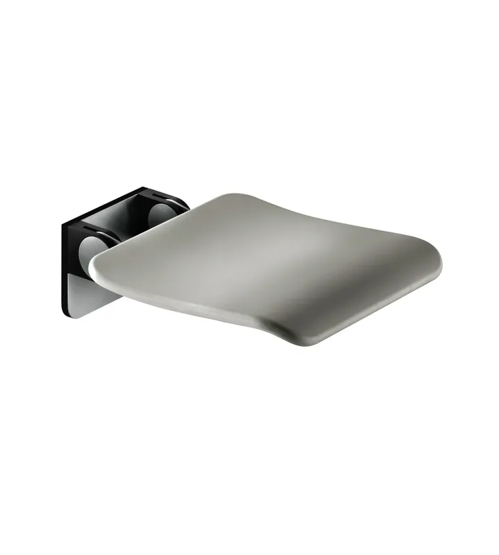 FSB Duschklappsitz m.Sitzfl.A-flex RAL 7047 / poliert