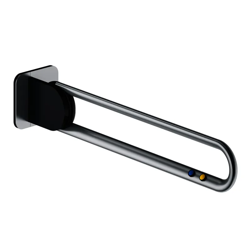 FSB Stützklappgr.850 li/Tast.LED Edelstahl fein matt