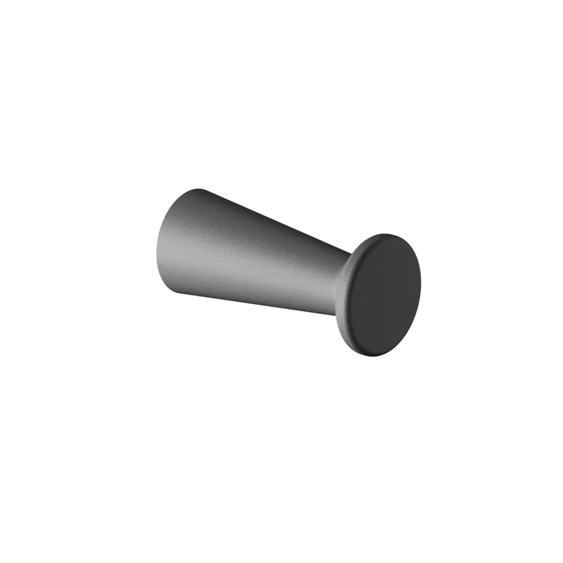 FSB Mantelhaken A100 Schwarz RAL 9005 metal. Textur