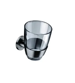 FSB Glashalter mit Glasbecher Klebet. ER fein matt