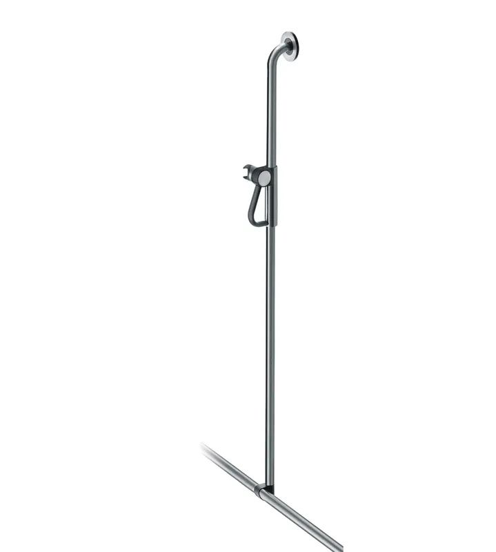 FSB Brausestange m.Brauskopfhalter Edelstahl metallic