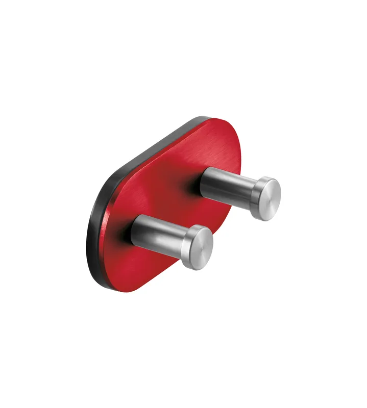 FSB Doppel-Wandhaken rot RAL 3002