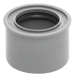 airfit Superkurz-Reduzierstück DN 75x50 aus PP, grau