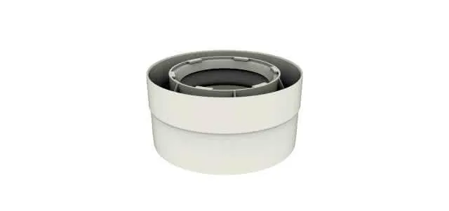 Wolf Abgas-Anschlussadapter für CGB-2-38/55