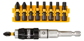 DEWALT Extreme Impact Torsion Schrauber Bit-Set mit schw. Bithalter, DT70578T-QZ