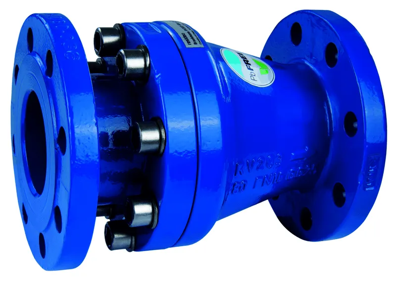 Honeywell Rückflußverhinderer RV283S Flansch pulverbeschichtet blau, DN 80