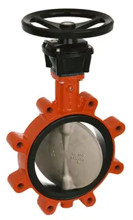 KSB Absperrklappe BOAX-SF,Gewindeflansch Getriebe MA12, PN10/16 DN100, EPDM