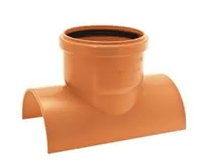 airfit Klebeabzweig 90 Grad, DN 125/110 aus PVC-U