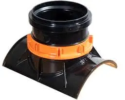 airfit Schraubabzweig DN 200x160 für Steinzeug-Rohr, DN 200/160