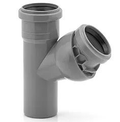 airfit HT-Abzweig DN 50, 45-88 Grad stufenlos verstellbar, aus PP