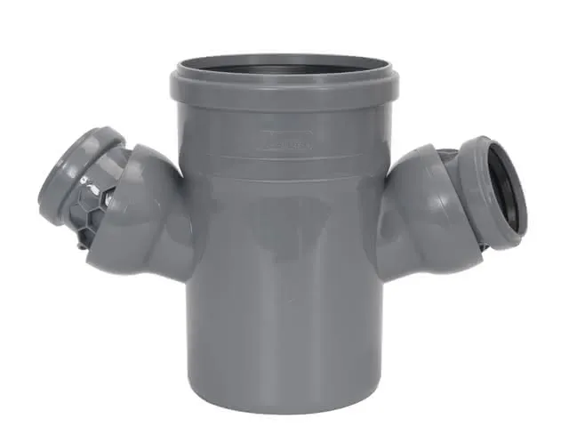 airfit HT-Abzweig DN 100x50x50mm 45-88 Grad stufenlos verstellbar, aus PP