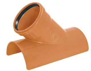 airfit Klebeabzweig 45 Grad, DN 200/125 aus PVC-U